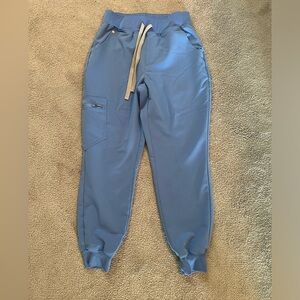 Figs Ceil Blue High Wasted Zamora Joggers
